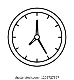 time clock isolated icon