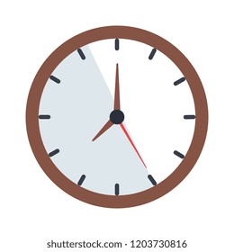 time clock isolated icon