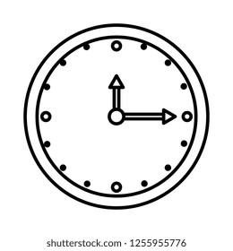 time clock isolated icon