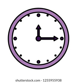 time clock isolated icon