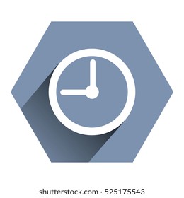 time clock isolated icon