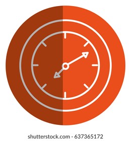 time clock isolated icon