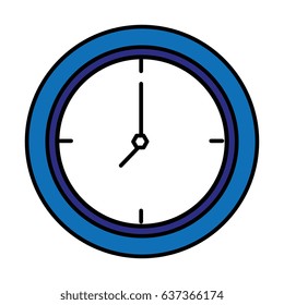 time clock isolated icon