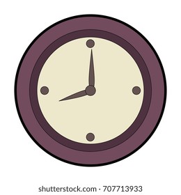 time clock isolated icon