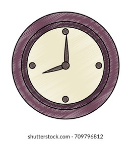 time clock isolated icon