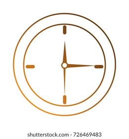time clock isolated icon