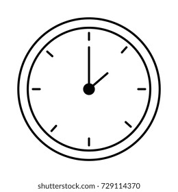 time clock isolated icon