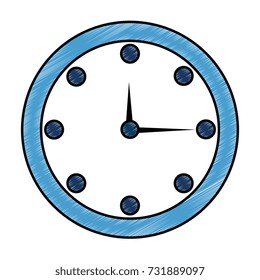 time clock isolated icon
