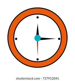 time clock isolated icon