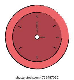 time clock isolated icon