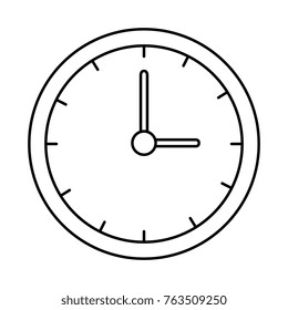 time clock isolated icon