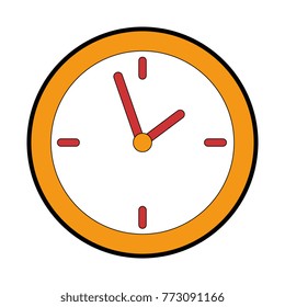 time clock isolated icon