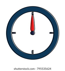 time clock isolated icon