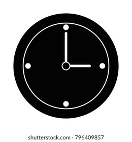 time clock isolated icon