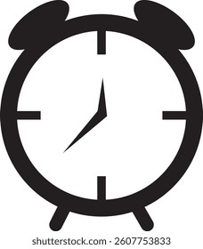 Time clock isolated icon for wab design. Simple vector illustration