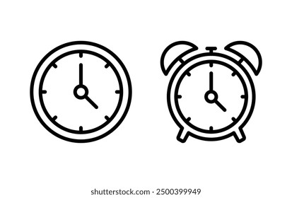 Zeit- und Uhrzeigersymbol. Uhr, Symbol Timer