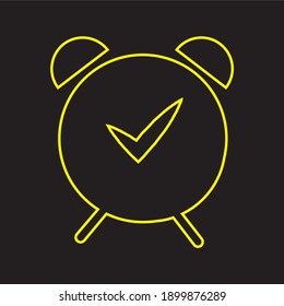 Time and clock line icons. Vector linear icon.
Timer, Alarm and Smartwatch. Time management, 24 hour clock, deadline alarm icons. Sand hourglass, calendar and digital smartwatch, timer stopwatch.