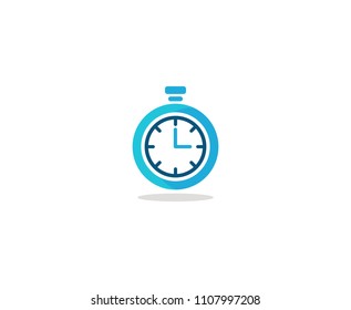 Time clock logo 