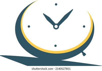 time clock logo design template. time 24th hours smart logo concept.	