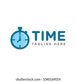 time clock logo/icon design template