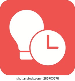 Time, clock, management icon vector image. Can also be used for mobile apps, phone tab bar and settings. Suitable for use on web apps, mobile apps and print media