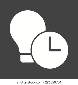 Time, clock, management icon vector image. Can also be used for mobile apps, phone tab bar and settings. Suitable for use on web apps, mobile apps and print media