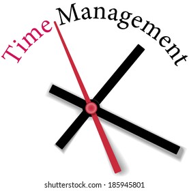 Time clock measure time management personal or business efficiency