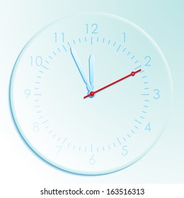 time clock mechanism, vector illustration, clip art