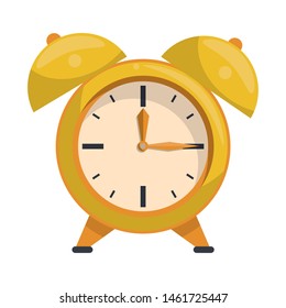 time clock retro classic vintage watch alarm cartoon vector illustration graphic design