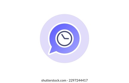 Tiempo, reloj de parada, oferta limitada, hora feliz, concepto de plazo, icono de línea ilustración vectorial