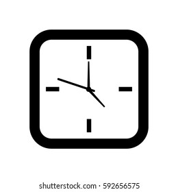 Time clock symbol icon vector illustration graphic design