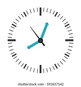 Time clock symbol icon vector illustration graphic design