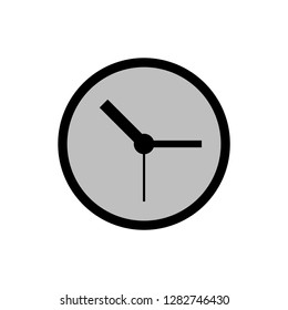 time clock two color favorite icon vector
