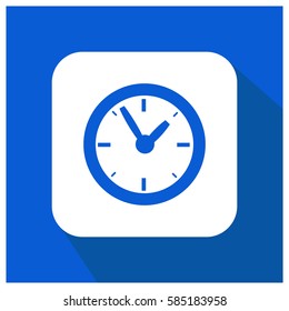 Time clock vector icon