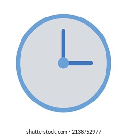 time Clock Vector icon which is suitable for commercial work and easily modify or edit it

