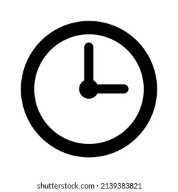 icono del vector de reloj de tiempo adecuado para el trabajo comercial y modificarlo o editarlo fácilmente

