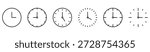 Time and Clock Vector Icons Collection	