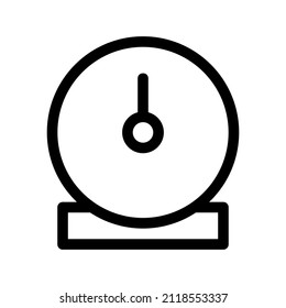 Time and clock vector linear icon. Time management. Isolated of time for web sites icon on white background. Timer, speed, alarm, recovery, time management, calendar and more.