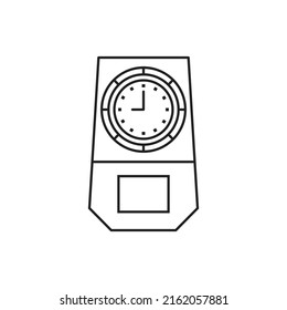 Time Clock vector for website symbol icon presentation