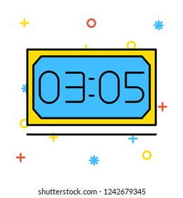 time  clock   watch  