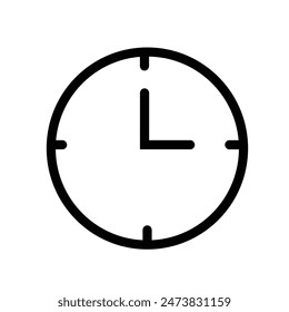 Time Clock Watch Icon Perfect for Time Management and Scheduling Illustrations