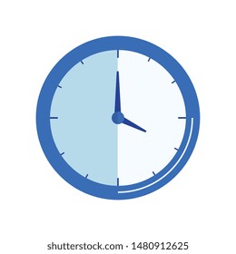 time clock watch isolated icon