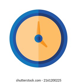time clock watch isolated icon
