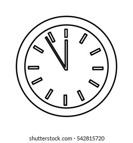 time clock watch isolated icon vector illustration design