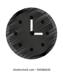 time clock watch isolated icon vector illustration design