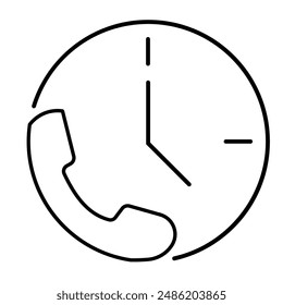 Time Clocks Icon Vector illustration