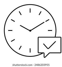 Time Clocks Icon Vector illustration