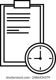 Ilustración vectorial de iconos de relojes