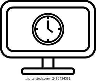 Ilustración vectorial de iconos de relojes