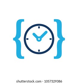 Time Code Logo Icon Design